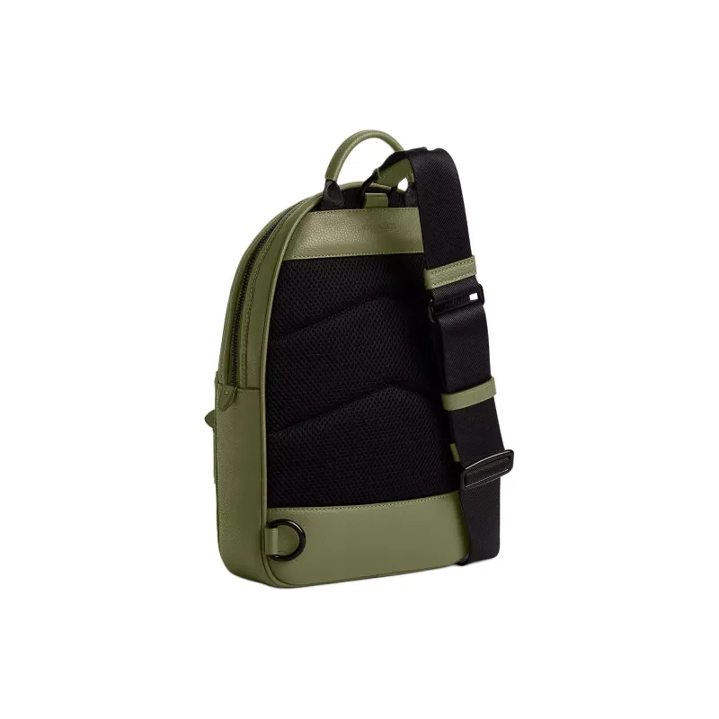 COACH Charter Leather Crossbody Bags Sling Bags Small Size Men's Moss Green-1