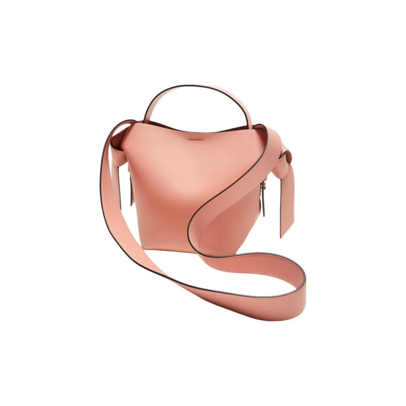 Acne Studios Musubi Calfskin Handbag Shoulder Bag Mini Women's Pink Orange-1