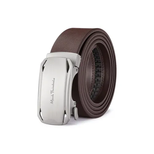 FAIRWHALE Cow Leather Belt Men's Width 3.5CM