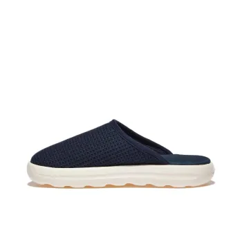 FILA DRIFTER Rubber Sole Wrap-toe Slippers Unisex Black Blue