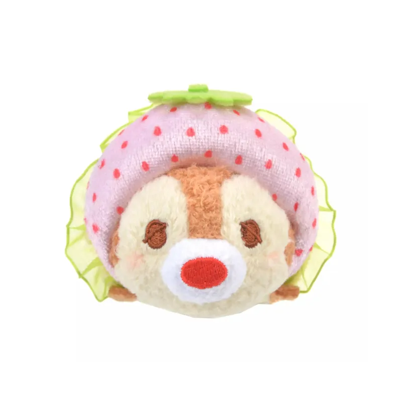 Disney Chip 'N Dale Strawberry Collection TSUM Dolls Plush Doll 6cm High-1