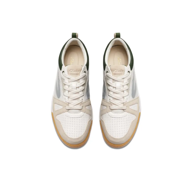 Clarks Art Movement Series Low Top Skateboard Shoes Men's White-2