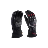 Long Red-Carbon Fiber Protective Shell-Winter Fleece-Lined