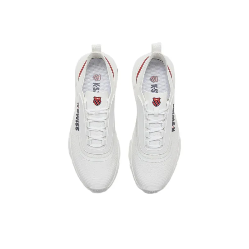 KSWISS Slip Resistant And Breathable Low Top Running Shoes Women's White-4