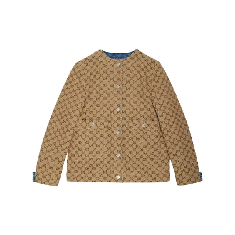 GUCCI Reversible Denim Jacket 'Blue/Multicolor'-1