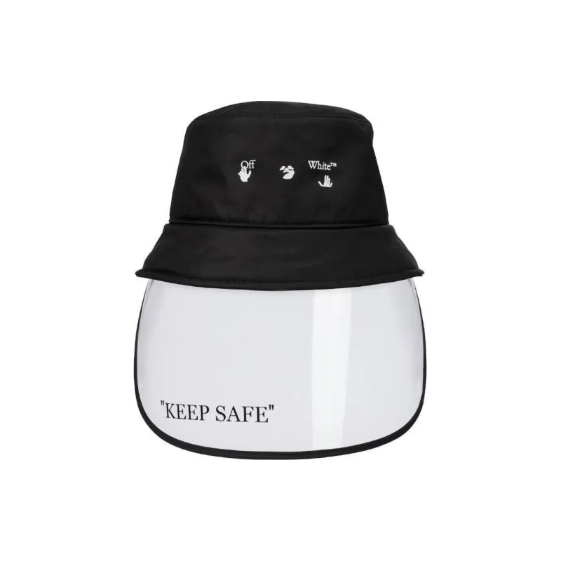 OFF WHITE Keep Safe Visor Bucket Hat-0