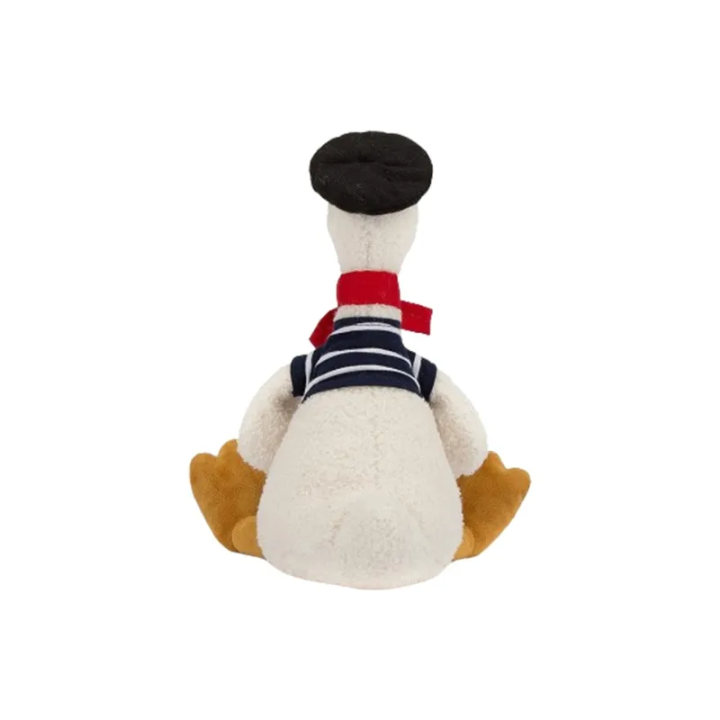 JELLYCAT Grand Dress Up Collection Gaston Duck, Detective Duck Dolls Plush Doll 36cm Height-1