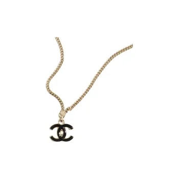 CHANEL   Necklaces Women's Black