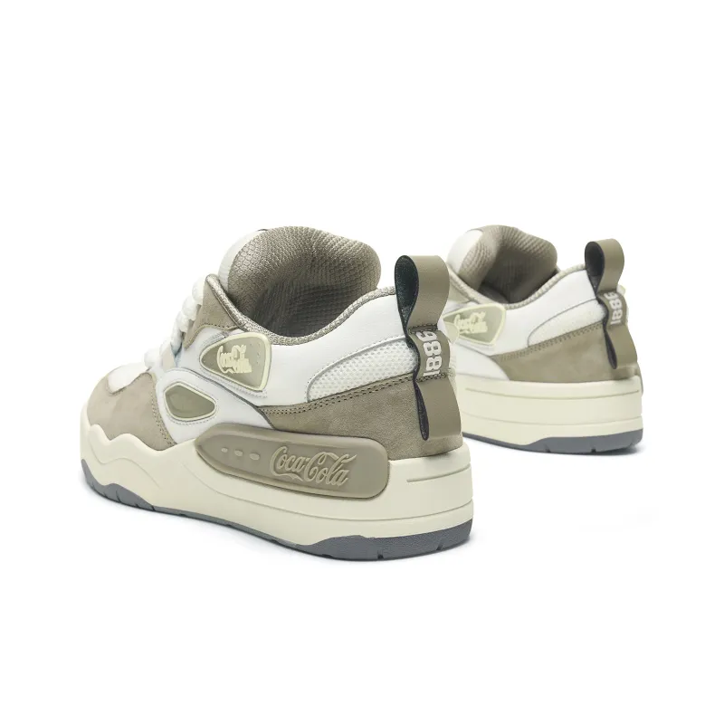 Coca Cola Anti Slip And Wear Resistant Height Increasing Low Top Skateboard Shoes Unisex-10
