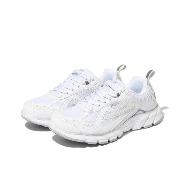 FILA Anti Slip Wear Resistant Low Top Running Shoes Unisex Ecru Korean Style-1