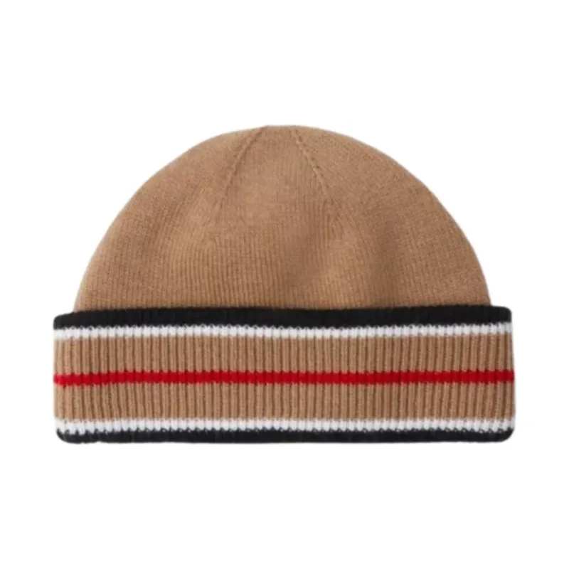 Burberry Knitted Icon Stripe Beanie-0