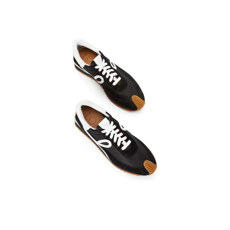 LOEWE Flow Runner Sneakers Black White-3