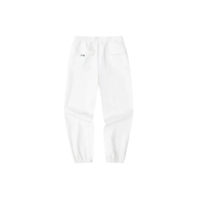 Anta Life Collection Knitted Sweatpants Women's Pure Tea White-1