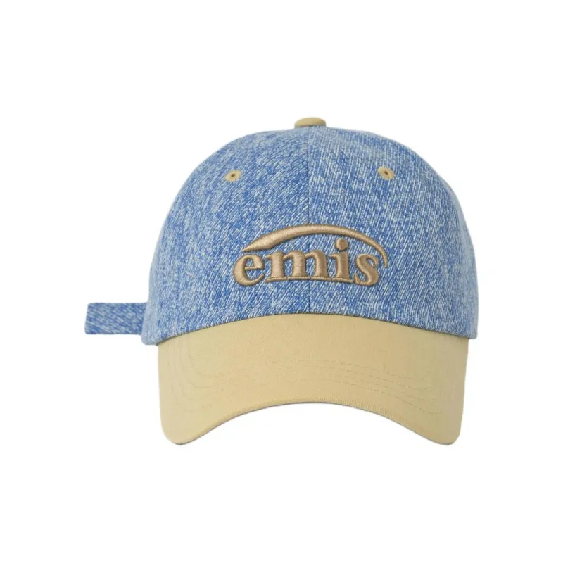 Emis Cotton Baseball Caps Unisex Blue-1