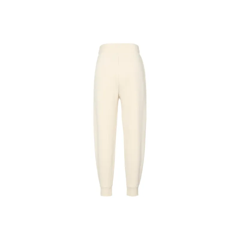 Adidas Lounge 7/8 Pants Knitted Sports Pants Women's Wonder White-1