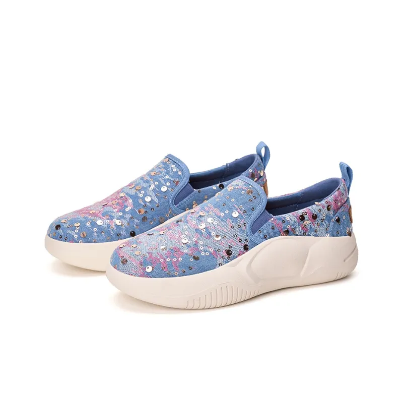 Joy&Mario Lightweight Height Increasing Low-Top Casual Shoes Women's-9