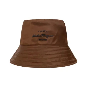 FERRAGAMO Polyamide Bucket Hats Women's Brown