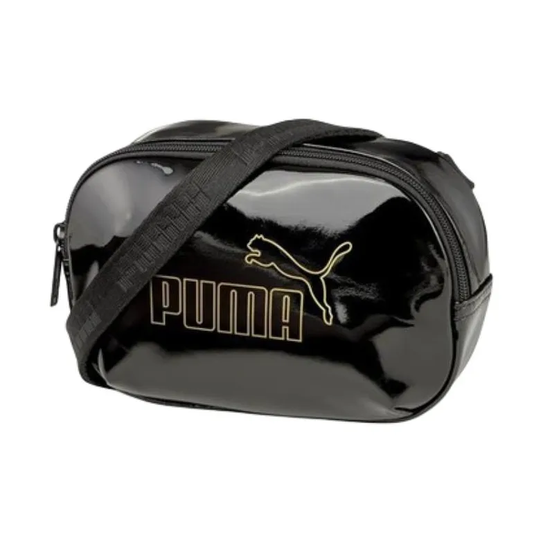 PUMA Fabric Artificial Leather Crossbody Bags Shoulder Bags Women's CORE UP Pure Black-1