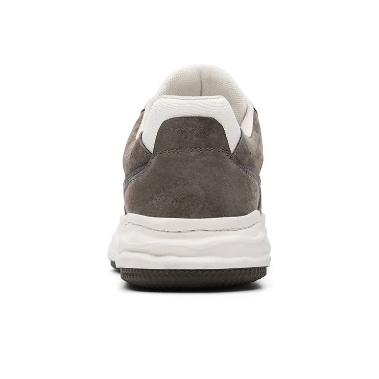 Dickies Cushioning Lightweight Height Increasing Low-Top Skateboard Shoes Men's White Coffee-3
