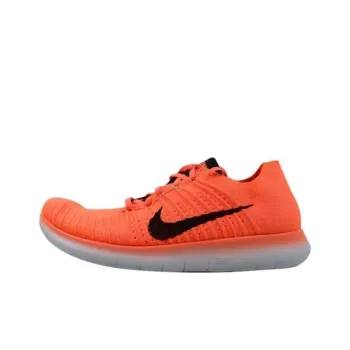 Nike Free Rn Flyknit Bright Mango/Black Wolf Grey