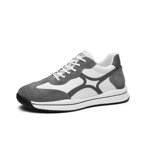 KAISER Breathable Cushioning Height Increasing Low Top Casual Shoes Men's