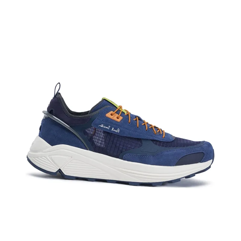 DESCENTE Descente X Paul Smith Collection Anti Slip Wear Resistant Low Top Casual Shoes Men's Navy Blue-1