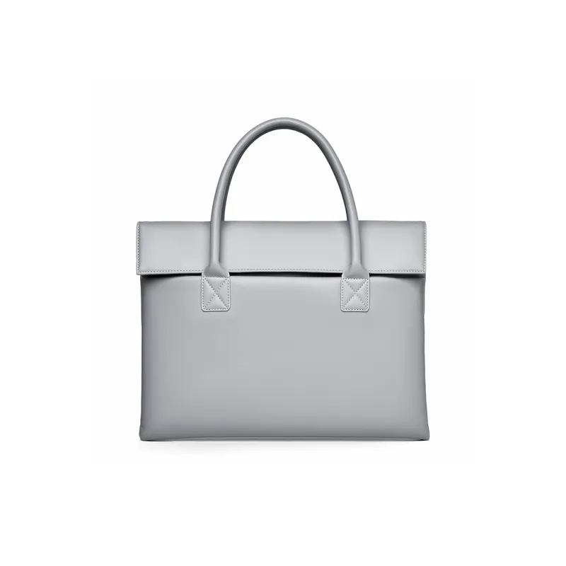 Techson Artificial Leather Tote Bag, Shopping Bag, Handbag Tubas Unisex Blue/Gray/Black/Pink-3