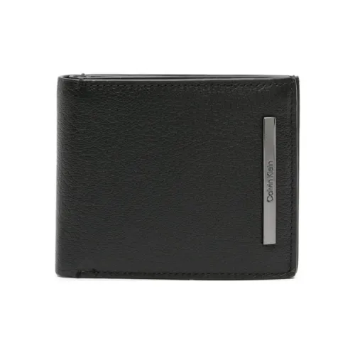 Calvin Klein Logo-plaque Bi-fold Leather Wallet