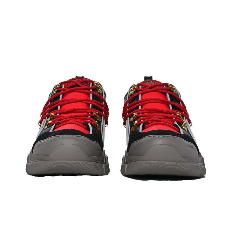 GUCCI Flashtrek Abrasion Resistant Low Top Chunky Sneakers Men's Multicolor-3
