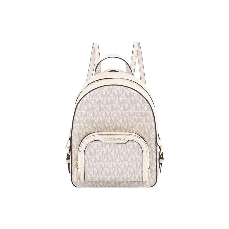 MICHAEL KORS Jaycee PVC Backpack Mini Women's Light Cream-0