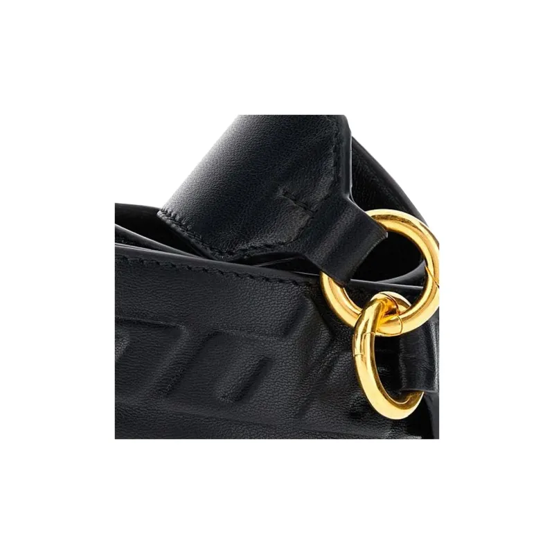 JIL SANDER Smooth Leather Shoulder Strap Bag Strap Women's Black-2