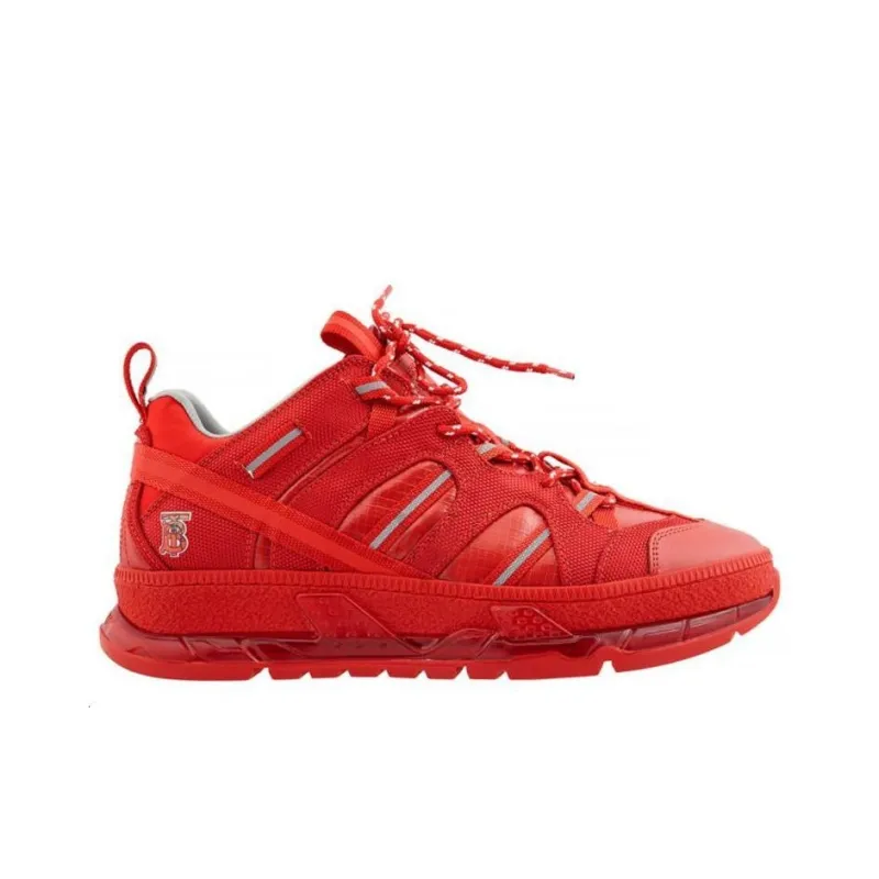 Burberry Barbie Union Cushioning Anti-Slip Wear-Resistant Breathability Low-Top Casual Shoes Men's Red-1