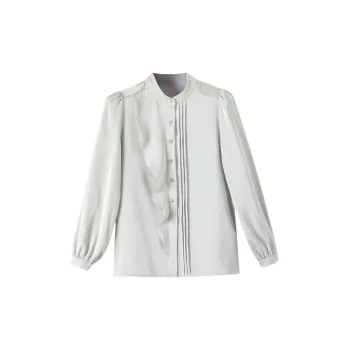 Late White Shirts Women's Silver Gray