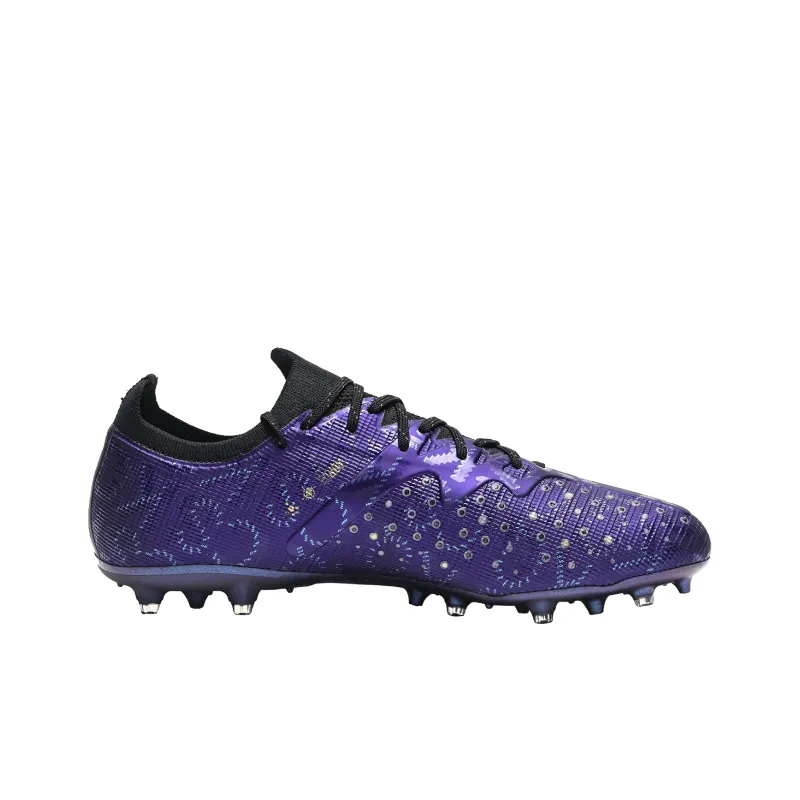 KELME Speed Electric 3.0 MG Rubber Short Studs Anti Slip Wear Resistant Soccer Shoes Unisex Dark Purple-1