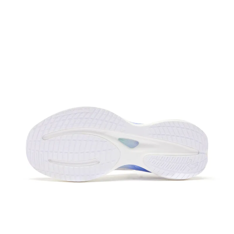 QIAODAN Flying Shadow Team2.0 Running Shoes Women's Low Top Jordan White Cirrus Blue-5