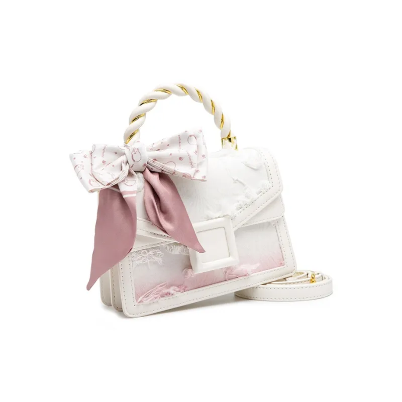 MACKJANICE Canvas Kelly Bag, Shoulder Bag, Handbag Women's Milk White-33