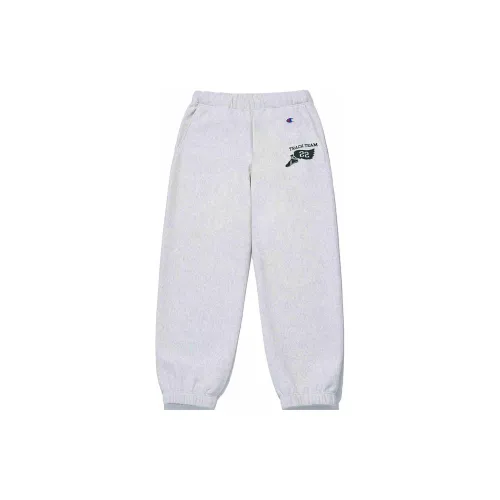 Champion Knitted Sweatpants Unisex Light Gray