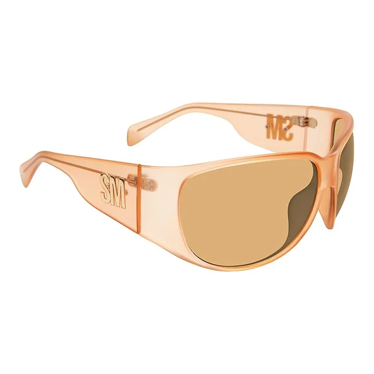 STEVE MADDEN Metal Irregular Shape Sunglasses Unisex Orange-2