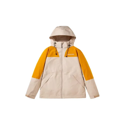 OUTDOOR PRODUCTS Windbreaker Jackets Women's Sunflower Yellow/Grey Brown