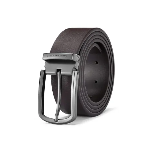 FAIRWHALE Minimalist Style Fashion Vintage Pin Buckle Belt Men's Width 3.5CM