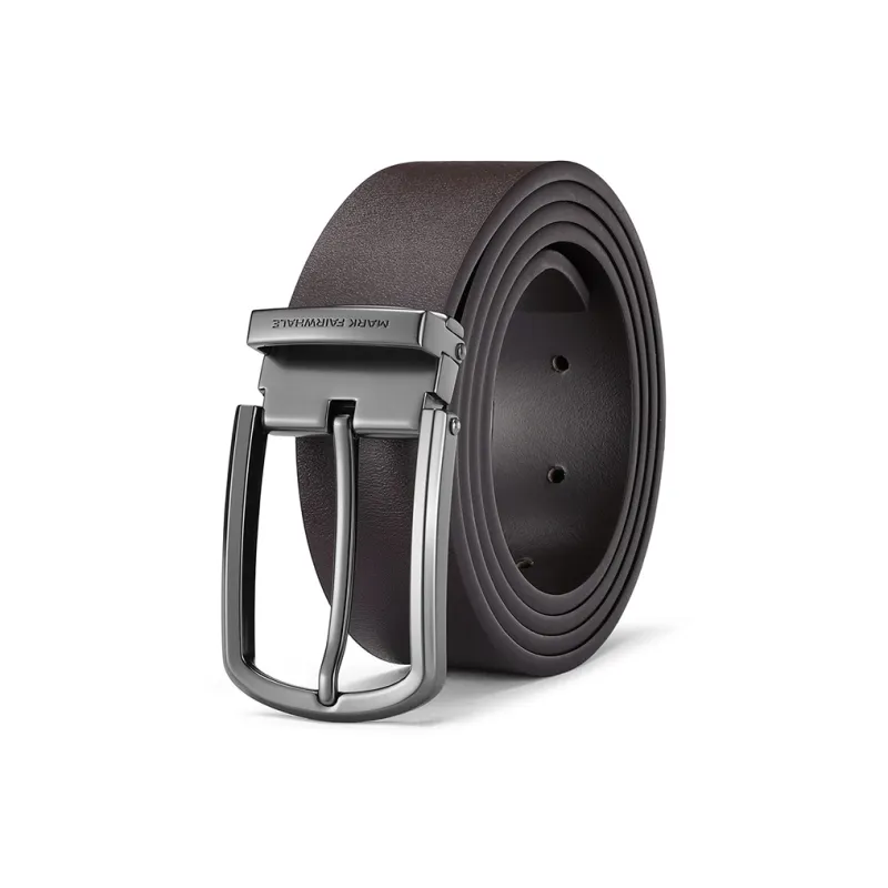 FAIRWHALE Minimalist Style Fashion Vintage Pin Buckle Belt Men's Width 3.5CM-0