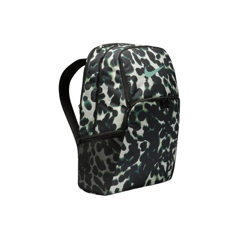 Nike Polyester Backpack Extra Large Unisex Black Patchwork Leopard Print-1