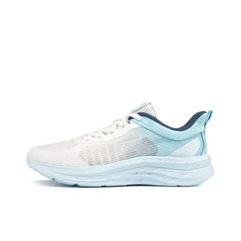 361° Cushioning Anti Slip Wear Resistant Breathability Low Top BOUNCE Running Shoes Men's White Blue