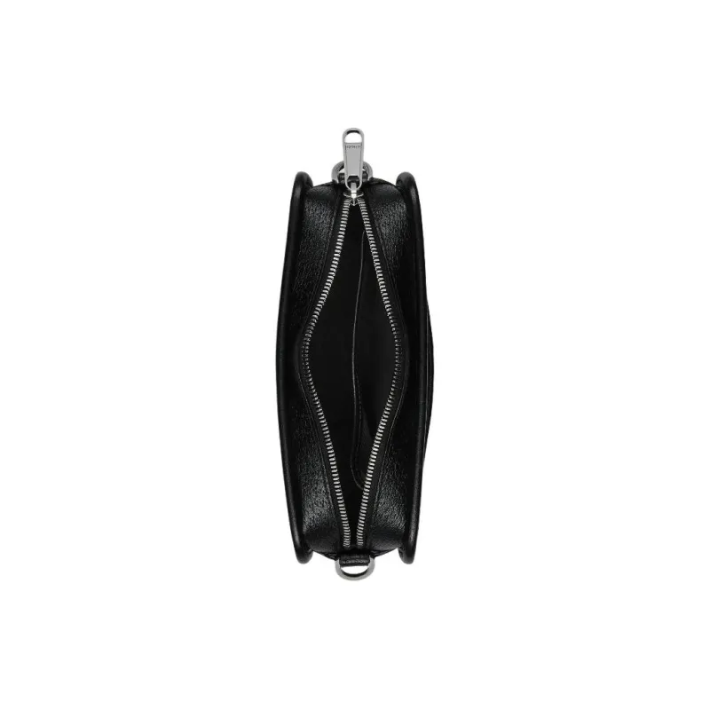GUCCI GG Canvas With Leather Trim Canvas Bag Camera Bag Shoulder Bag Crossbody Bag Mini Men's Black-8