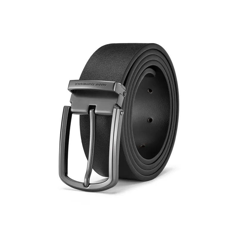 FAIRWHALE Minimalist Style Pin Buckle Vintage Belt Men's Width 3.5CM-1