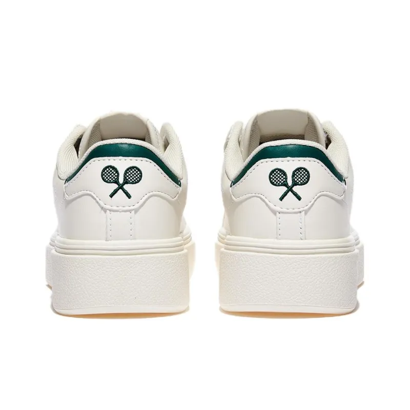 FILA Cour Plumpy Durable Breathable Low Top Skateboard Shoes Unisex Beige-3