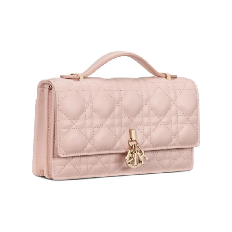 DIOR Sheepskin Shoulder Bag, Crossbody Bag, Handbag Mini Women's Rouge Pink-1