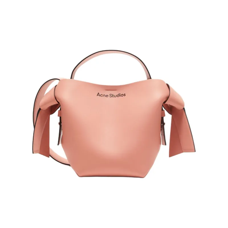 Acne Studios Musubi Calfskin Handbag Shoulder Bag Mini Women's Pink Orange-0