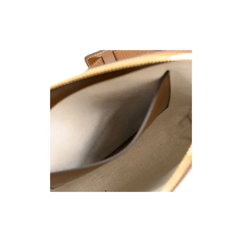 GUCCI Canvas With Leather Messenger Bag Shoulder Bag Crossbody Bag Men's Beige/Ebony-5