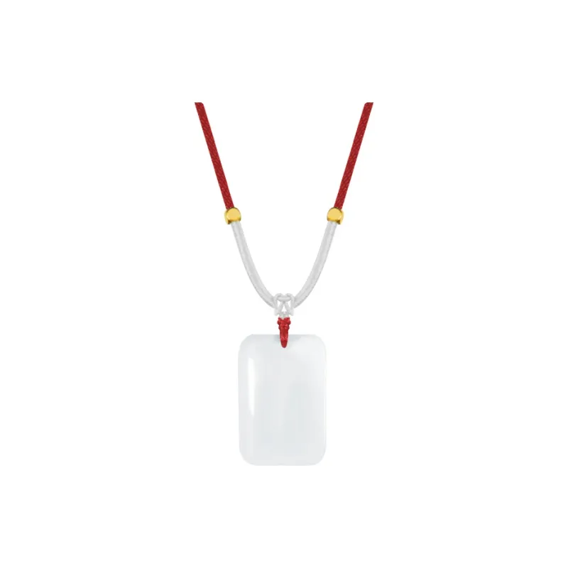 YUOFFICIAL Chalcedony Necklaces Unisex-8